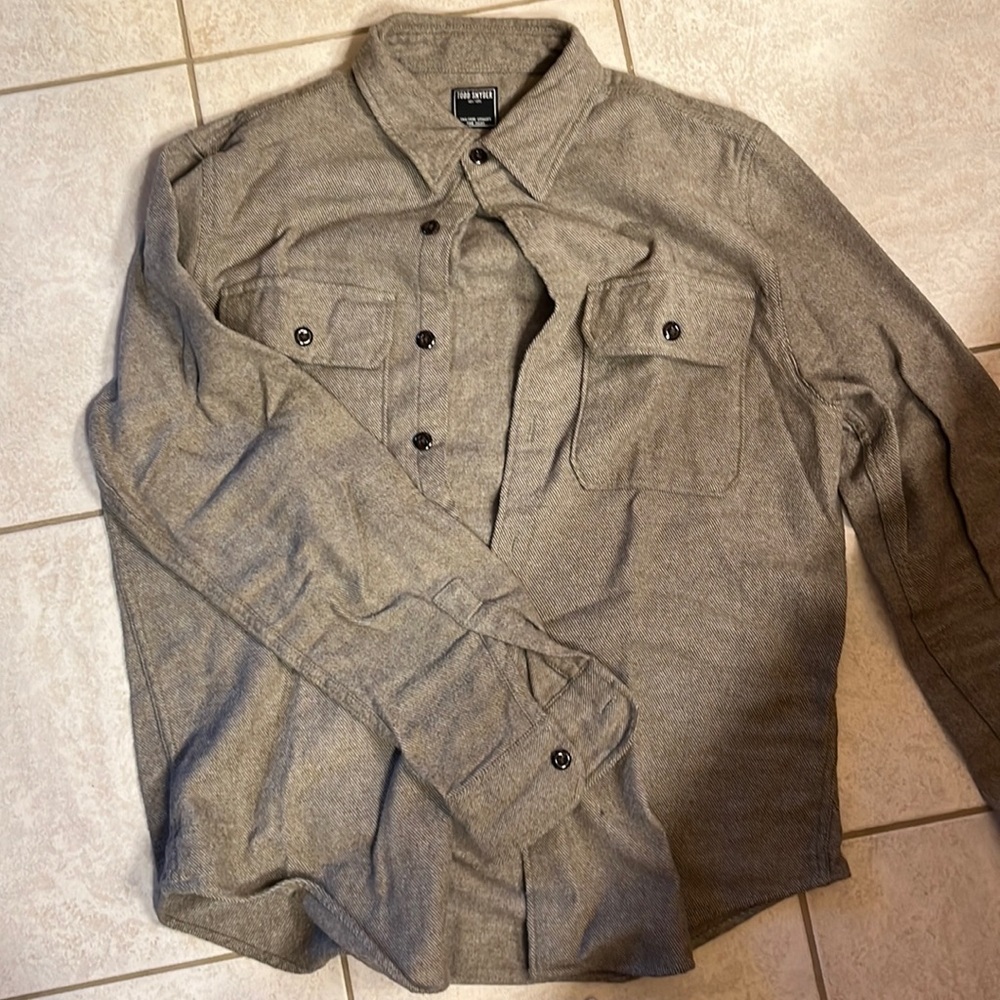 Todd Snyder New York Alaskan Chamois Overshirt